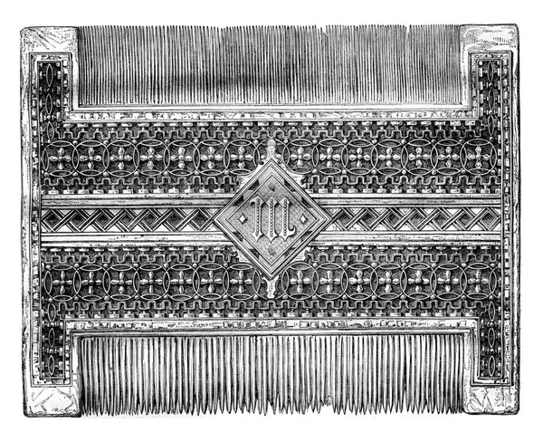 부르고뉴의 마리아 부르고뉴의 빈티지가 새겨져 Magasin Pittoresque 1876 — 스톡 사진