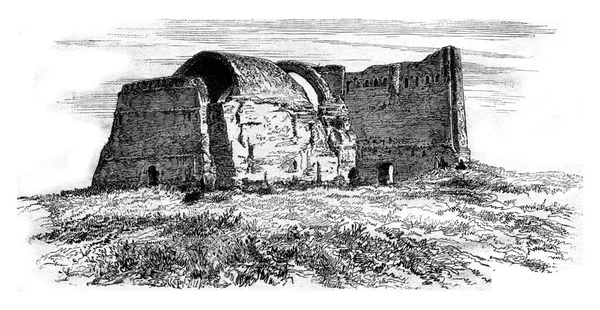 Ruiny Pałacu Parviz Khosrau Lub Taq Kasra Ctesiphon Pobliżu Bagdadu — Zdjęcie stockowe