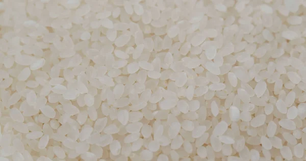 Ryż Biały Drewnianym Tle — Zdjęcie stockowe
