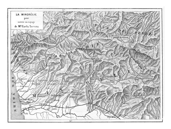 Viejo Mapa Imagen Grabado —  Fotos de Stock