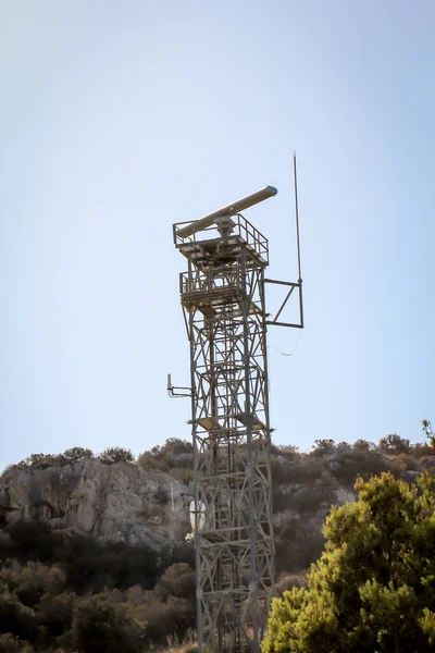 Radar Albero Radio Sorveglianza Aerea Trasmissione Dei Dati — Foto Stock
