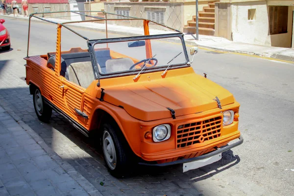 Detalles Cabriolet Más Antiguo Muy Angular —  Fotos de Stock