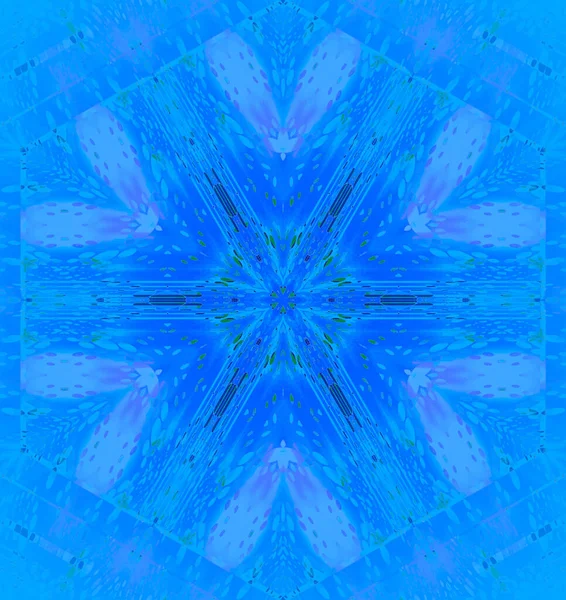 Абстрактный Геометрический Фон Синем Цвете Светло Голубой Лазурный Фиолетовый Орнамент — стоковое фото