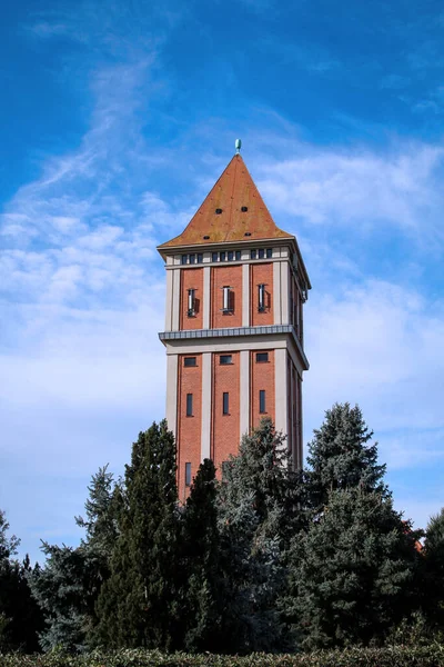 Бывшая Водонапорная Башня Акен Берегу — стоковое фото