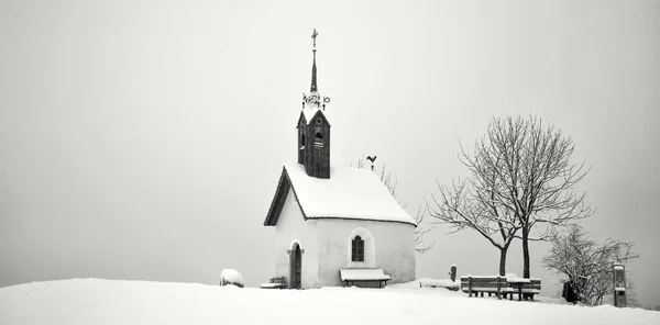 Chiesa Nella Neve — Foto Stock