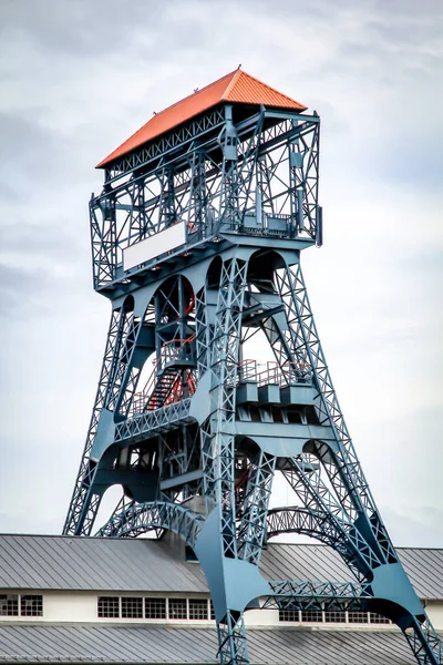 Een Mijntoren Mijnbouwgebieden Ter Bevordering Van Steenkool — Stockfoto