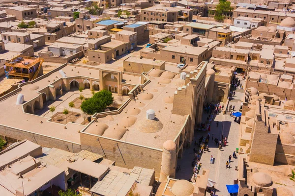 Itchan Kala Historiska Arkitektur Muromgärdad Innerstad Staden Khiva Uzbekistan Unescos — Stockfoto