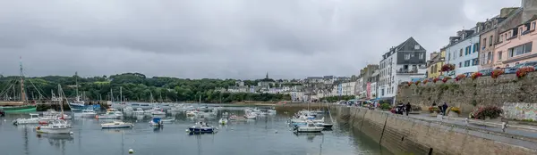 Ett Landskap Bretagne Sommaren Frankrike Hav Färg Denna Region Sommaren — Stockfoto