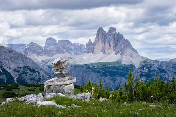 Dolomitas Itália Agosto 2017 Vista Vale Matterhorn Nos Alpes Suíços — Fotografia de Stock