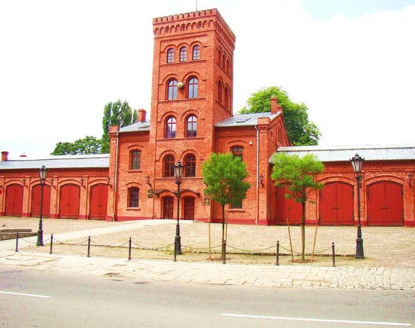 Torre Tijolo Vermelha Igreja Cidade Antiga Cidade Velha Federação Russa — Fotografia de Stock