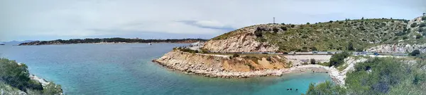 Aerial View Sea Coast Summer — Stock Photo, Image