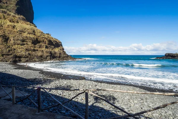 Portugal Canarische Eilanden Madeira Porto Cruz Alagoa Beach — Stockfoto