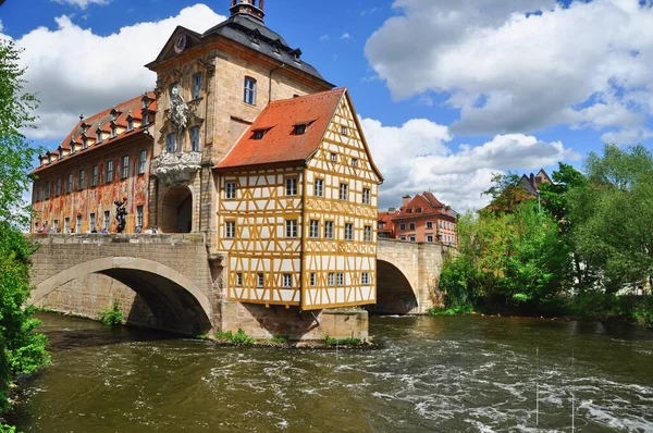 Staré Město Bambergu Německo — Stock fotografie