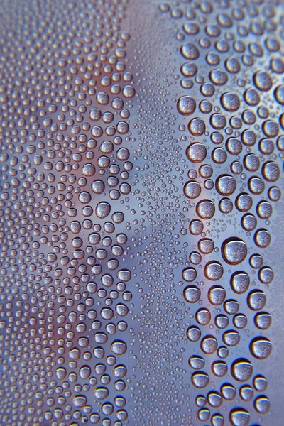 Drops Water Glass Surface — Stock Photo, Image