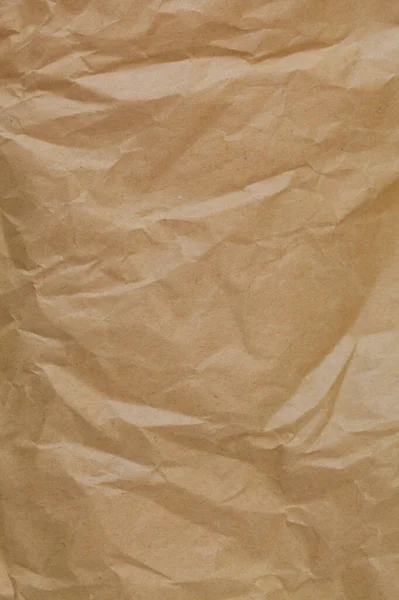 砕いた茶色の紙の質感の背景 — ストック写真