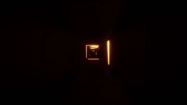 Ιδιαίτερα Αφηρημένη Κατασκευή Τούνελ Διάδρομο Λαμπερό Φως Μοτίβα Εικονογράφηση Ταπετσαρία — Φωτογραφία Αρχείου