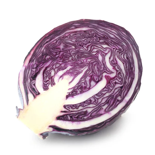 Red Cabbage Isolated White Background — Stock Photo, Image