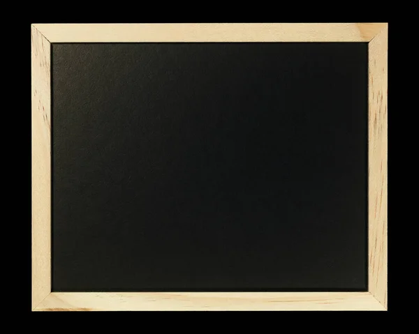 Een Leeg Schoolbord Tegen Een Zwarte Achtergrond — Stockfoto