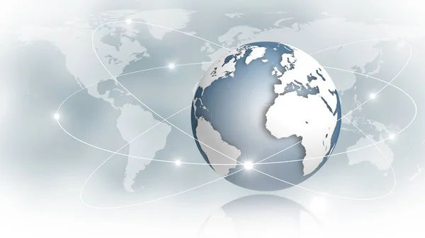 Concept Internet Business Global Network Rendu — Photo
