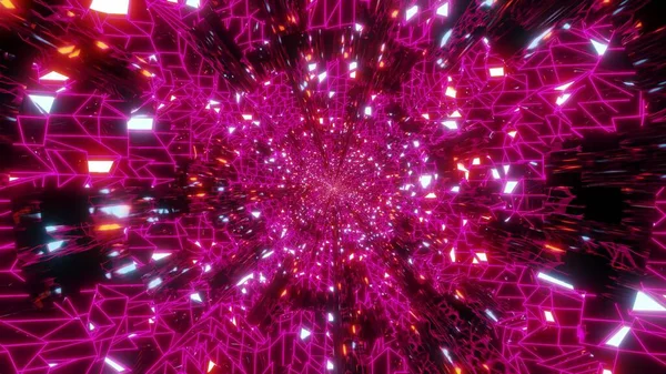 Abstracte Draad Ontwerp Ruimte Galaxy Illustratie Wallpaper Achtergrond Gloeiende Draad — Stockfoto