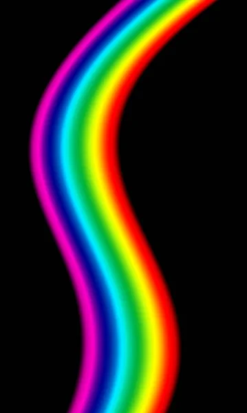 Het Spectrum Van Het Zichtbare Licht Vormt Een Abstracte Figuur — Stockfoto