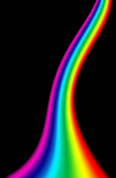 Espectro Luz Visible Forma Una Figura Abstracta — Foto de Stock
