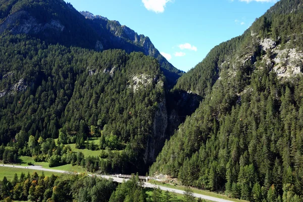 Reschenpass Zuid Tirol — Stockfoto