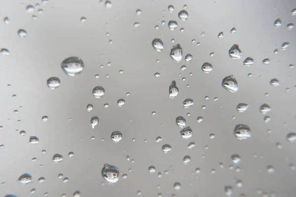 Gotas Água Vidro — Fotografia de Stock