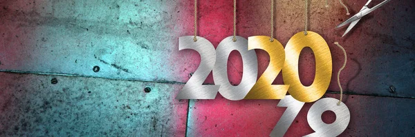 Nuevo Año 2016 Renderizado — Foto de Stock