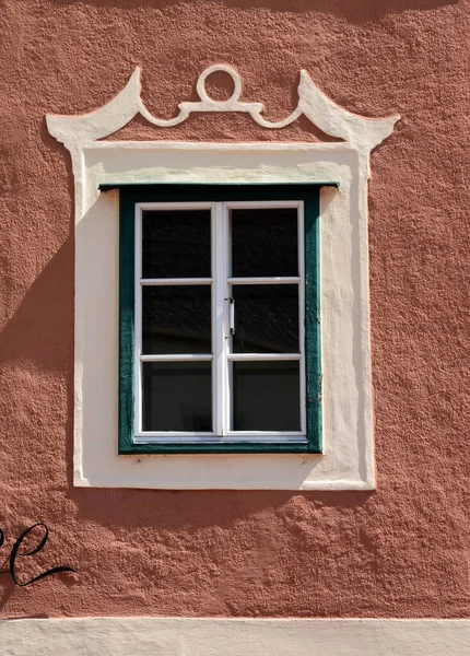 Finestra Una Vecchia Casa Nella Città Venezia Italia — Foto Stock