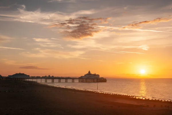 Sonnenuntergang Über Dem Meer — Stockfoto