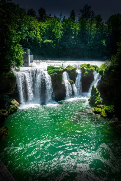 Cachoeiras Traunfall Áustria — Fotografia de Stock