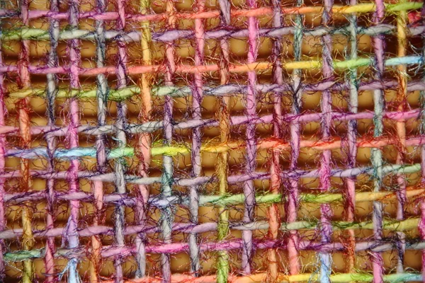 Tricô Colorido Textura Fundo — Fotografia de Stock