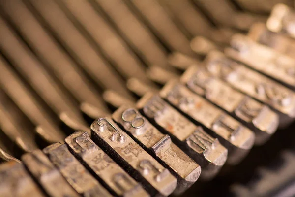 Old Typewriter Form Keyboard Stock Picture