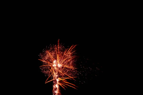 Fogos Artifício Exibir Noite Londres Reino Unido — Fotografia de Stock