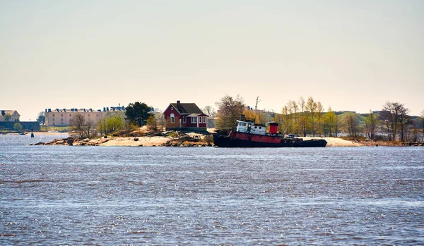 View Capitol Finnland City Helsinki Its Islands Harbours — Stock Photo, Image