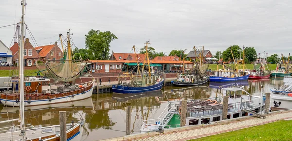 Vissersboten Haven Van Stad Amsterdam — Stockfoto