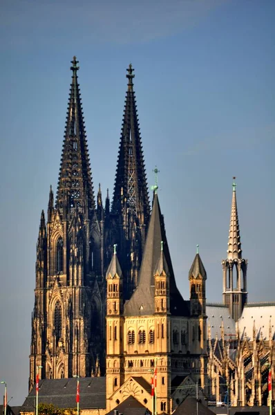 Kilátás Katedrális Notre Dame Paris Franciaország — Stock Fotó