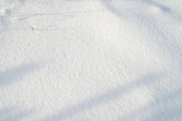 雪のテクスチャの背景新鮮な白い雪の結晶の — ストック写真