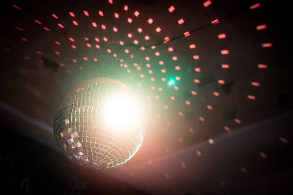 Disco Ball Glowing Particles Dots — Stock Photo, Image
