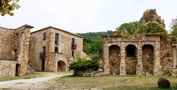 Roscigno Vecchio Antiguo Pueblo Abandonado Cilento Campania Italia — Foto de Stock