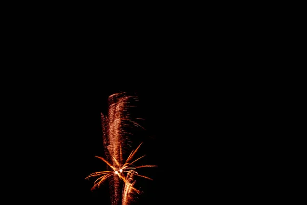 Noche Fuegos Artificiales Londres Reino Unido — Foto de Stock