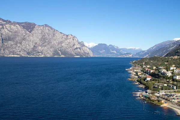 Uitzicht Bergen Zee — Stockfoto