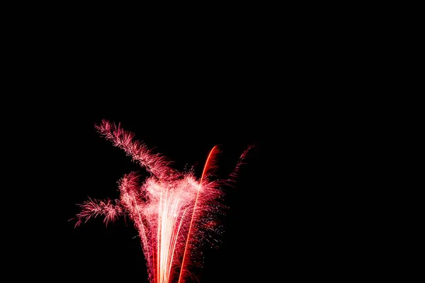 Fogos Artifício Exibir Noite Londres Reino Unido — Fotografia de Stock