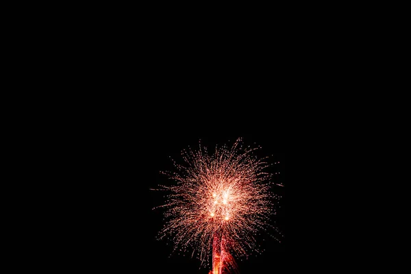 Noche Fuegos Artificiales Londres Reino Unido —  Fotos de Stock