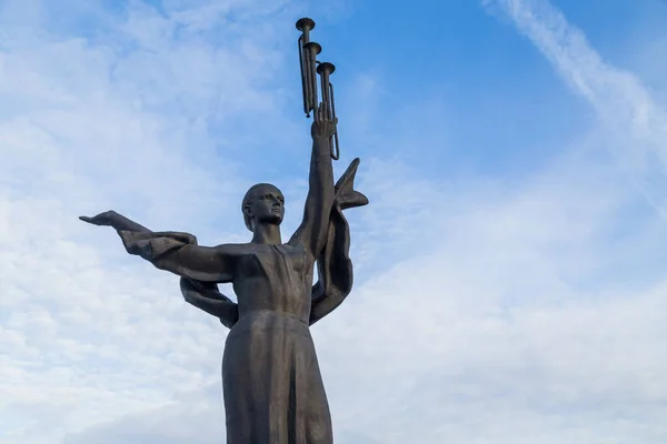 Minsk Bělorusko Listopadu 2019 Památník Symbol Vlasti Vítězství Svoboda Socha — Stock fotografie