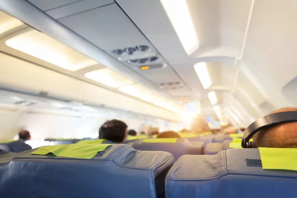 Interior Avión Pasajeros —  Fotos de Stock