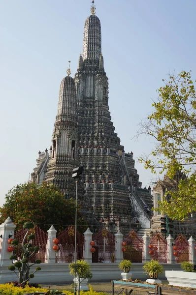 Wat Arun Chao Phraya Rivier Oude Stad Architectuur — Stockfoto