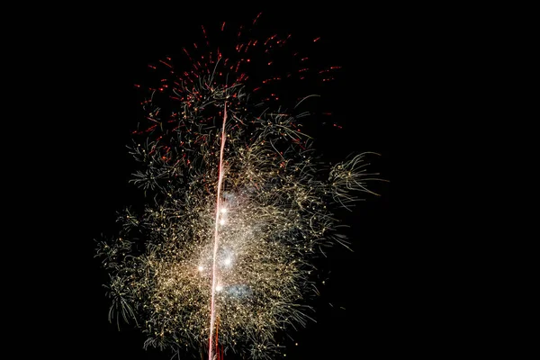 Feuerwerk Nacht London Großbritannien — Stockfoto