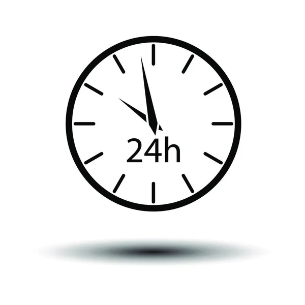Vektor Illustration Der Modernen Mangel Symbol Der Uhr — Stockvektor